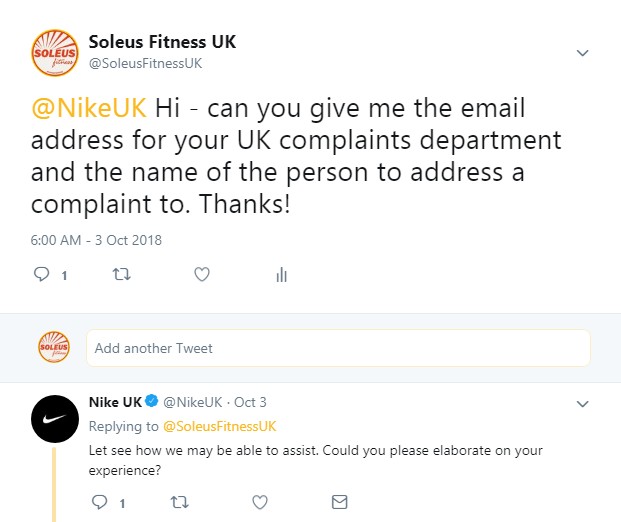 email address for nike uk
